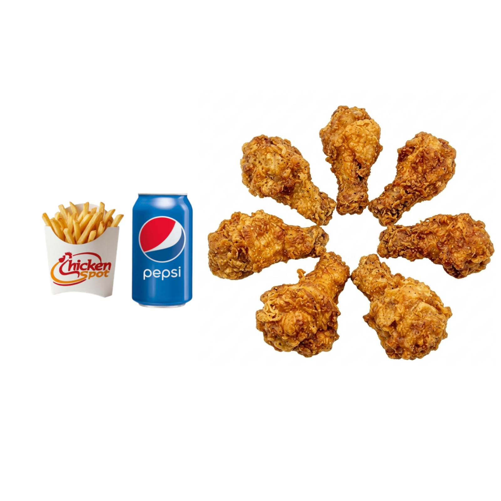 6 Pcs Spicy Wings